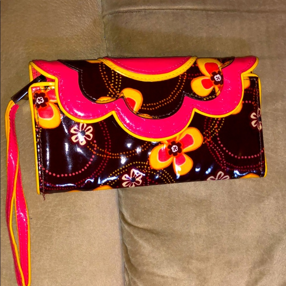 Vera Bradley Floral Folding Wallet/Wristlet